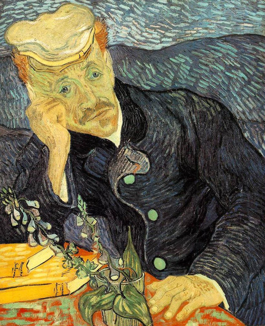 Portrait of Dr. Gachet by Van Gogh revealing emotional depth through color and composition