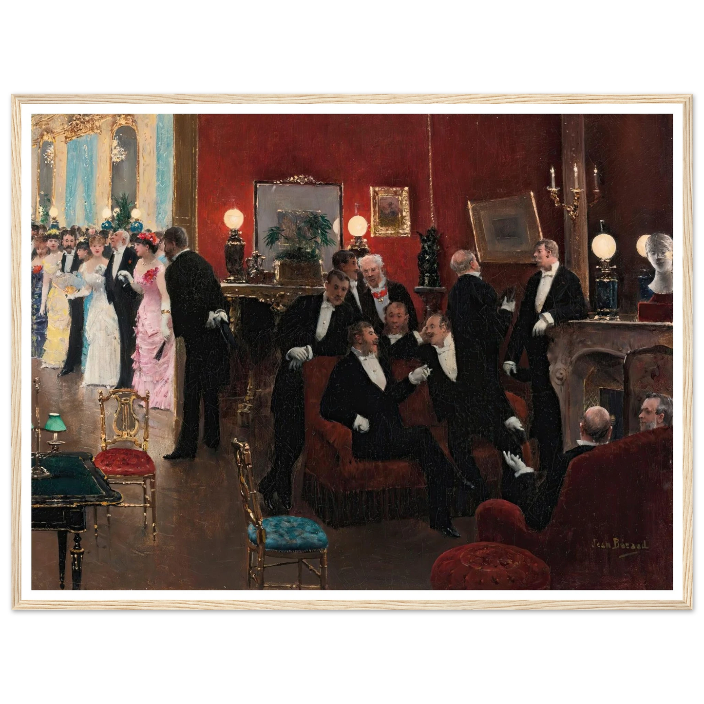 La réception Art Print | Jean Beraud-Quipham Collections