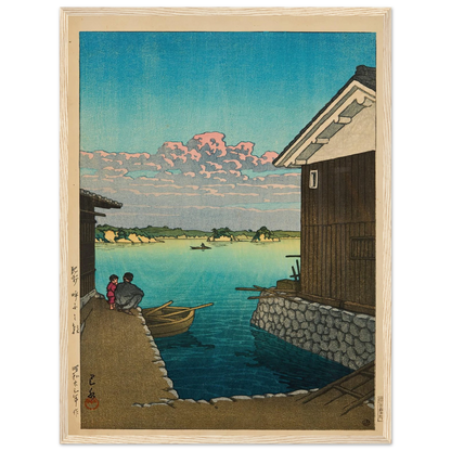 Hizen Yobuko no asa (Morning in Yobuko, Hizen) (1948) Art Print | Kawase Hasui-Quipham Collections