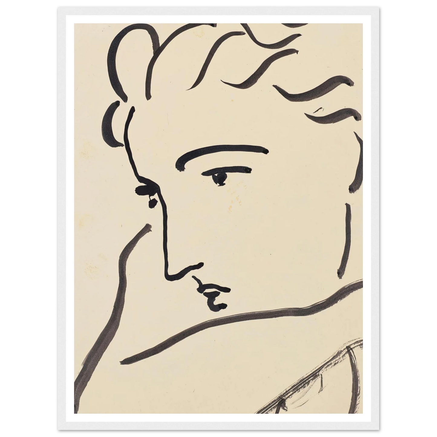 Profil de femme (1946) Art Print | Henri Matisse-Quipham Collections