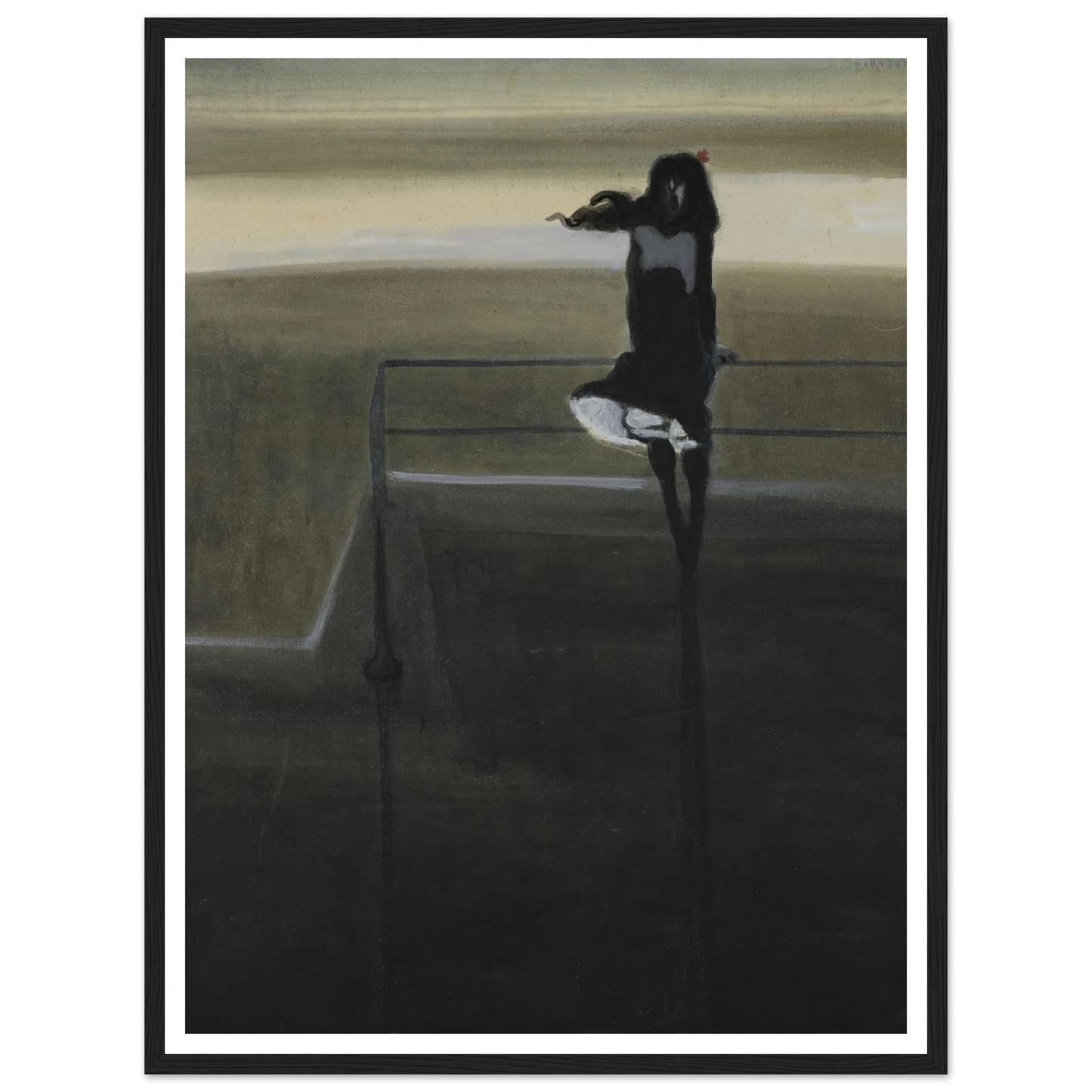 The gust of wind (1904) Art Print | Leon Spilliaert-Quipham Collections