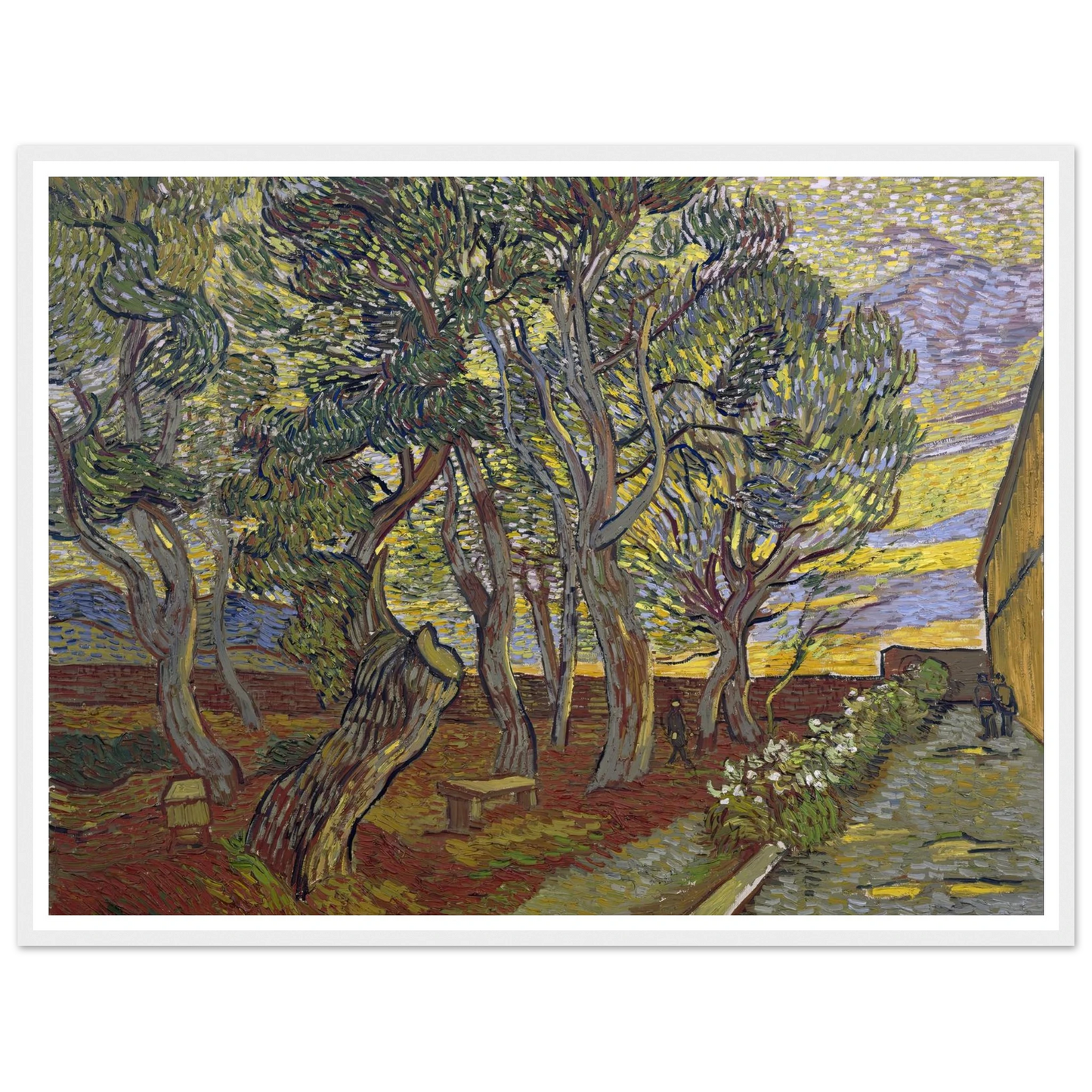 The garden of Saint Paul’s Hospital Art Print | Vincent van Gogh-Quipham Collections