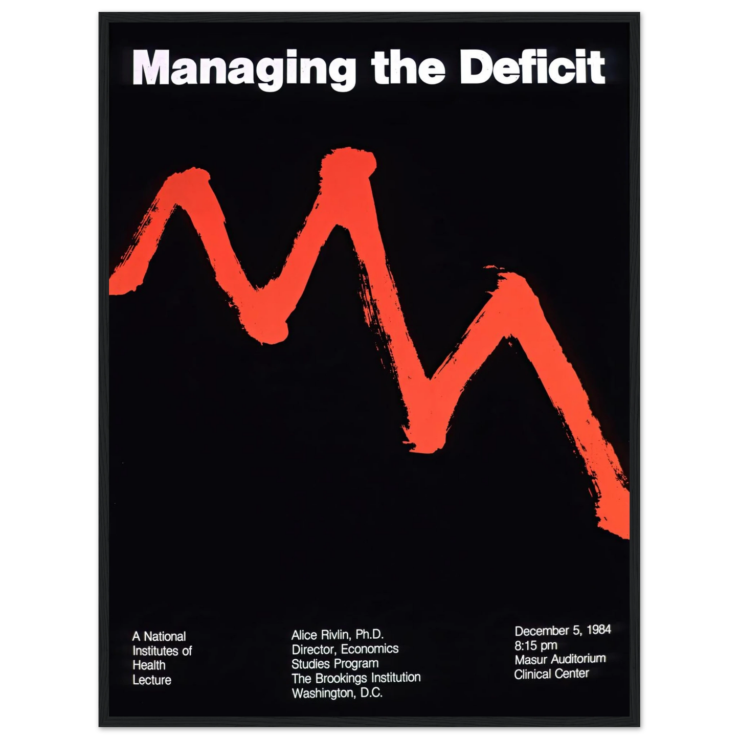 Managing the deficit (1984) Art Print | National Institutes of Health-Quipham Collections