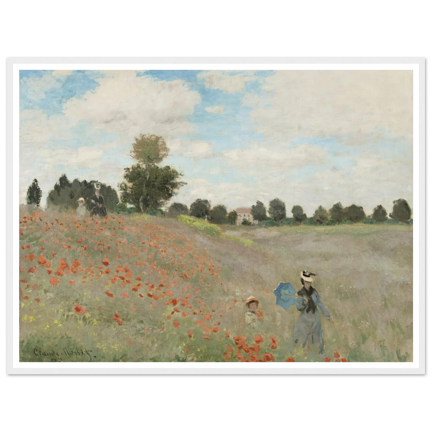 Poppy Field (1881) Art Print | Claude Monet-Quipham Collections