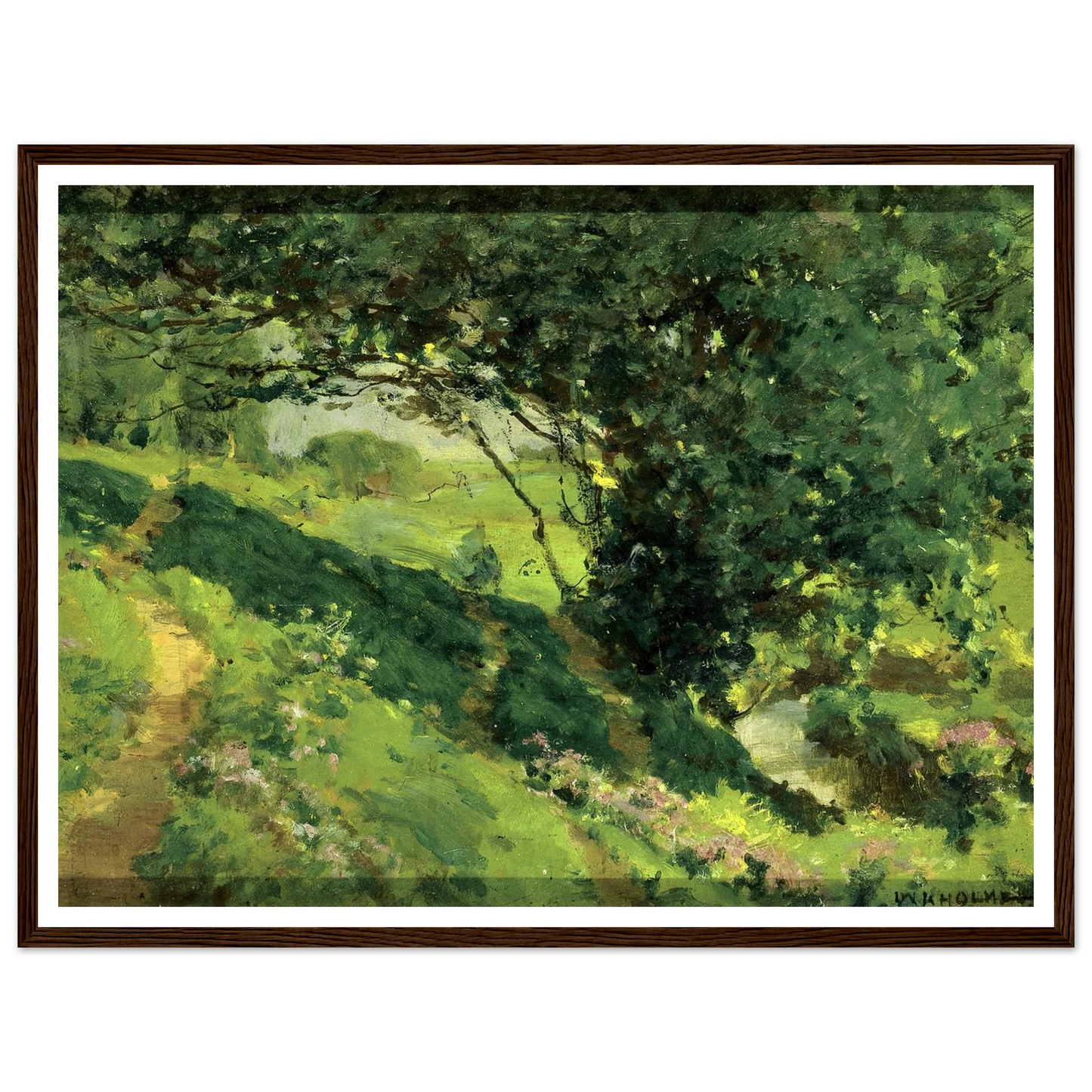 Original Sketch Of ‘the Wanderlusters’ Rest’ (ca. 1915) Art Print | William Henry Holmes-Quipham Collections