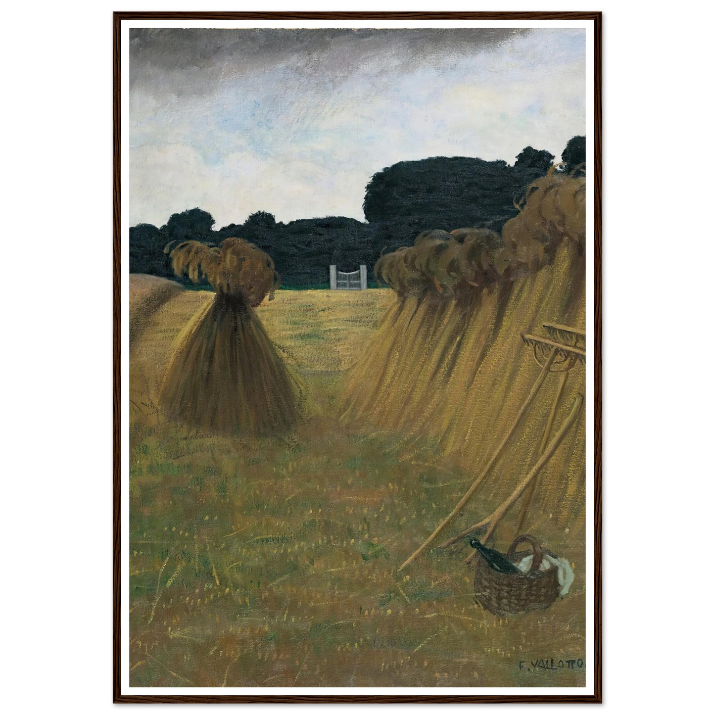 The Sheaves (1914) Art Print | Felix Vallotton-Quipham Collections