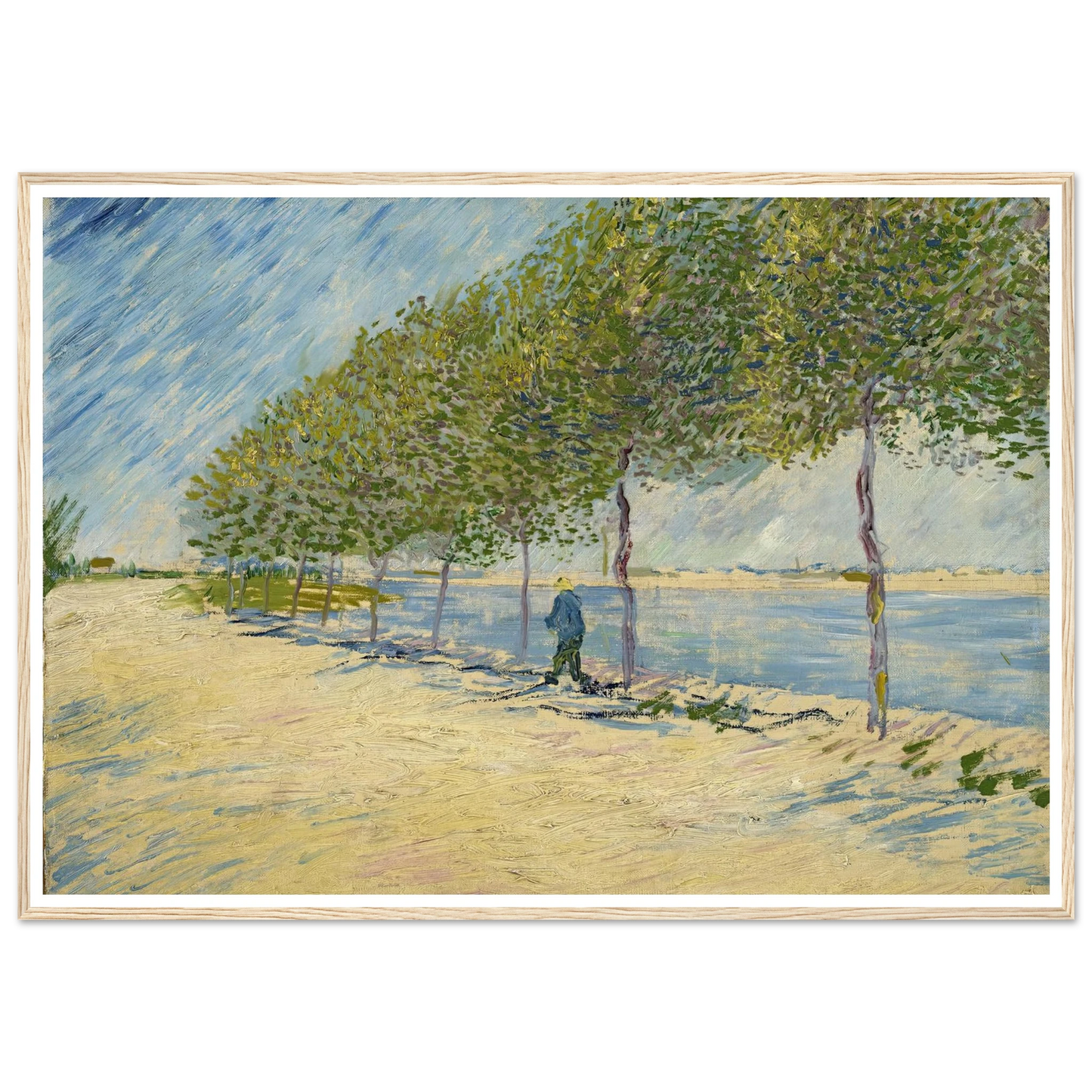 Along the Seine (1887) Art Print | Vincent van Gogh-Quipham Collections