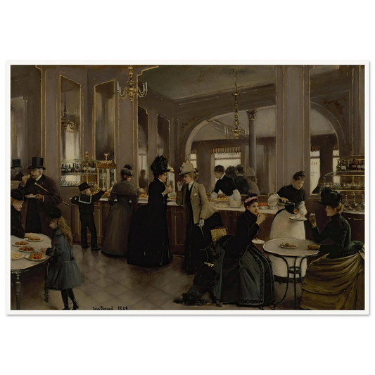 La pâtisserie Gloppe (1889) Art Print | Jean Beraud-Quipham Collections