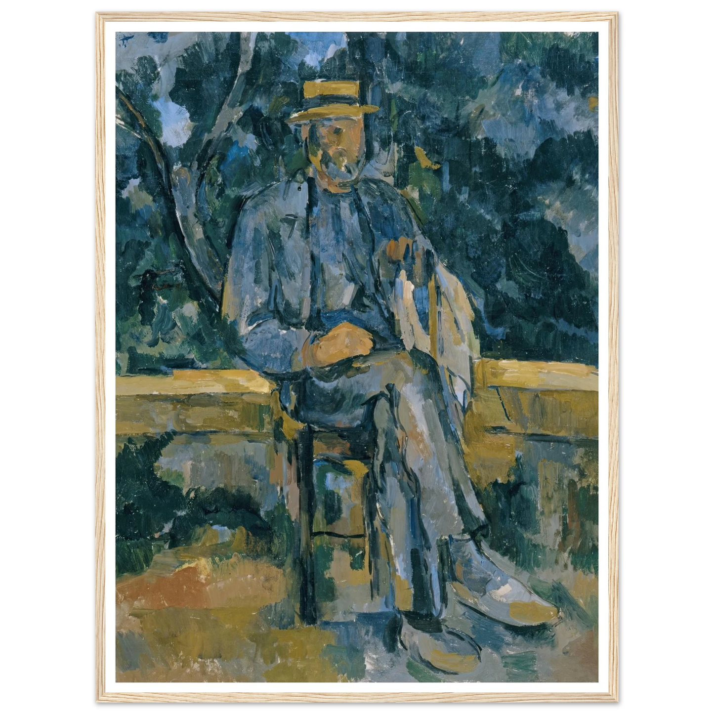 Portrait of Peasant (from 1905 until 1906) Art Print | Paul Cezanne-Quipham Collections