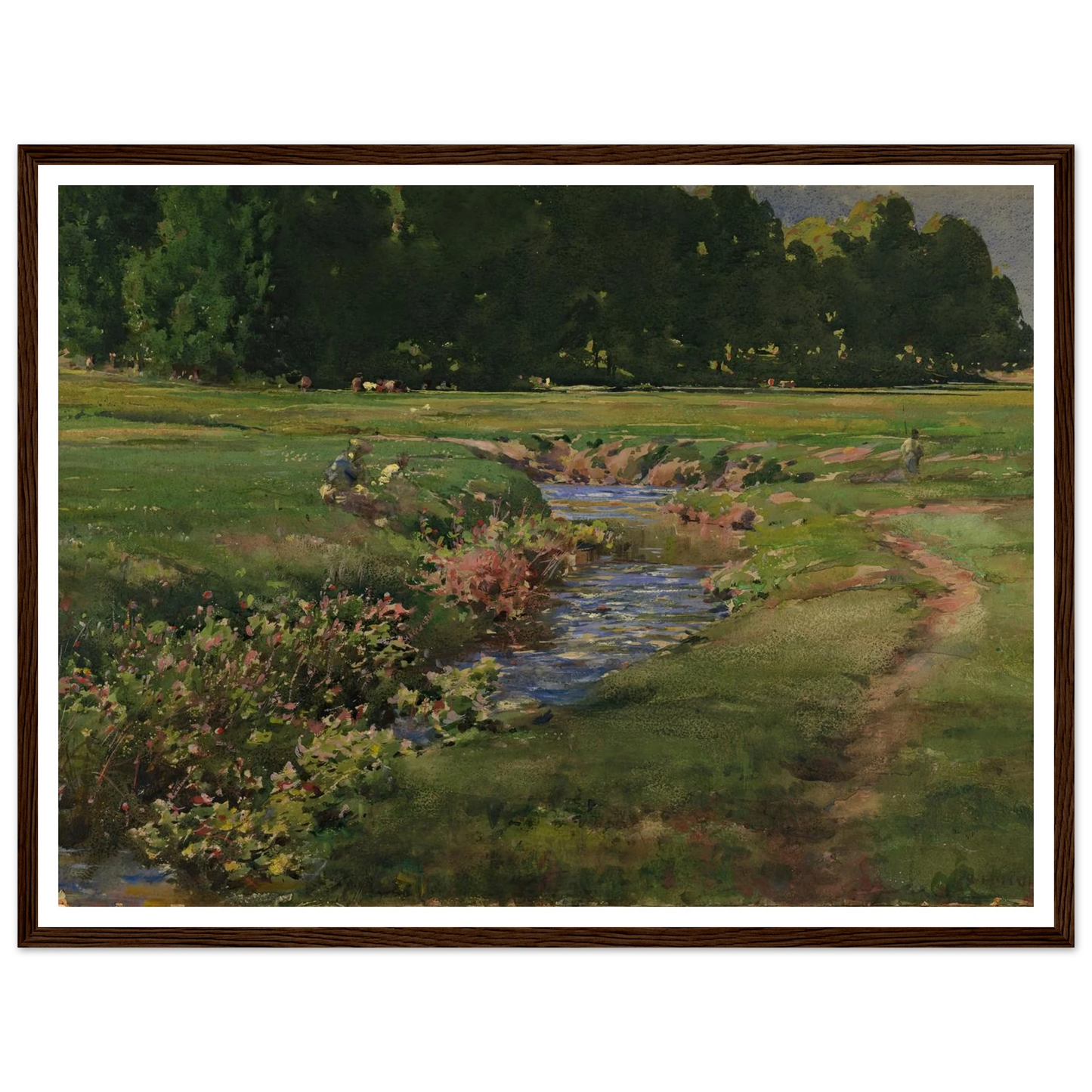 The Babbling Brook Art Print | William Henry Holmes-Quipham Collections