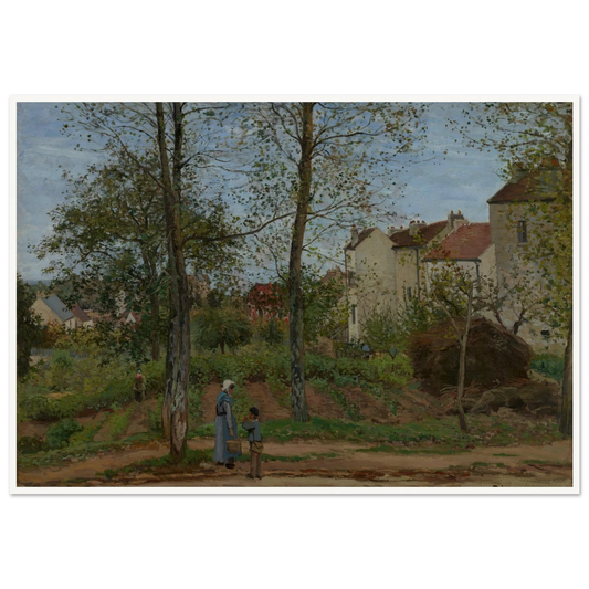 Landscape at Louveciennes (1870) Art Print | Camille Pissarro-Quipham Collections