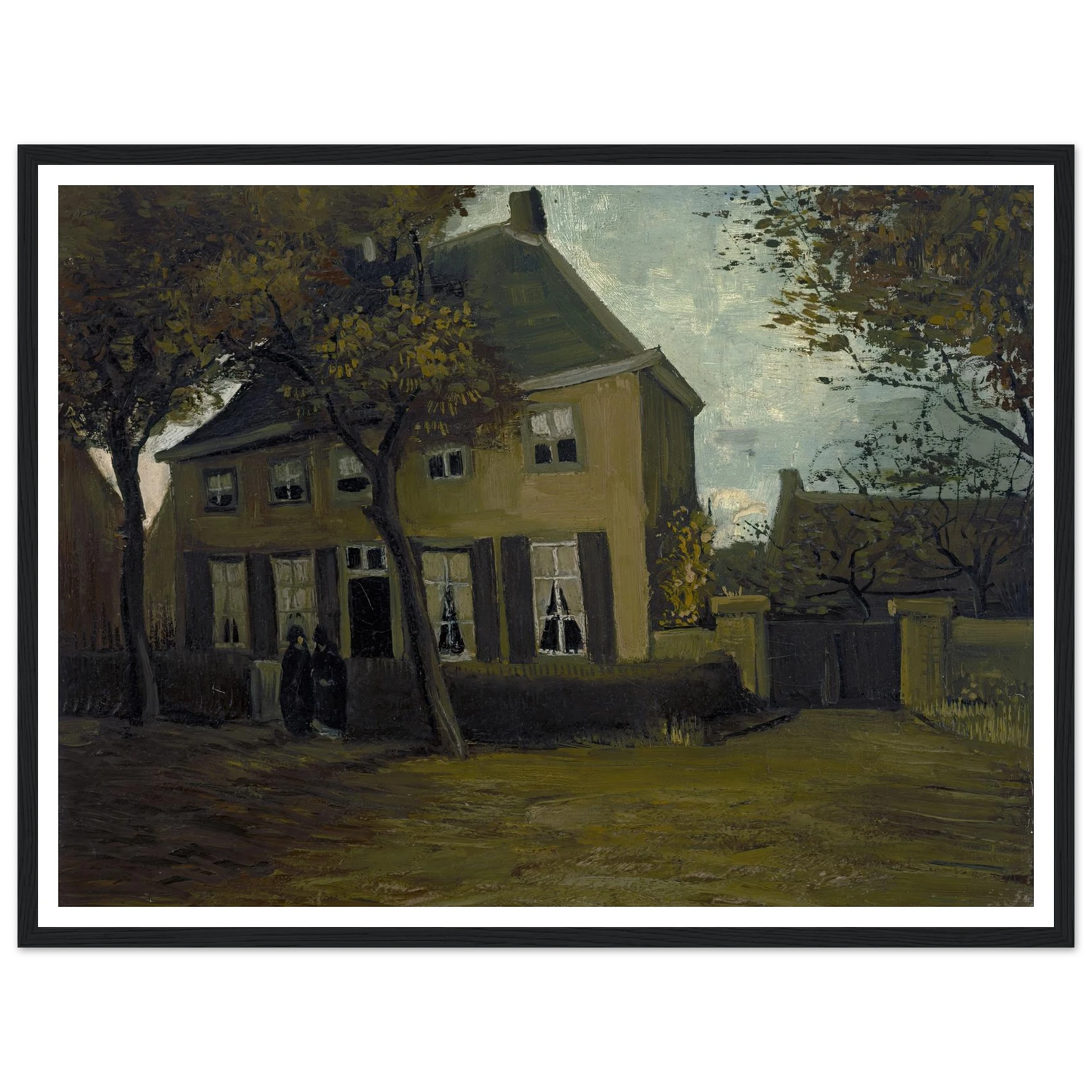 The vicarage at Nuenen (1885) Art Print | Vincent van Gogh-Quipham Collections
