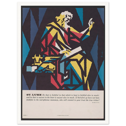 St. Luke (1962) Art Print | Joseph Binder-Quipham Collections