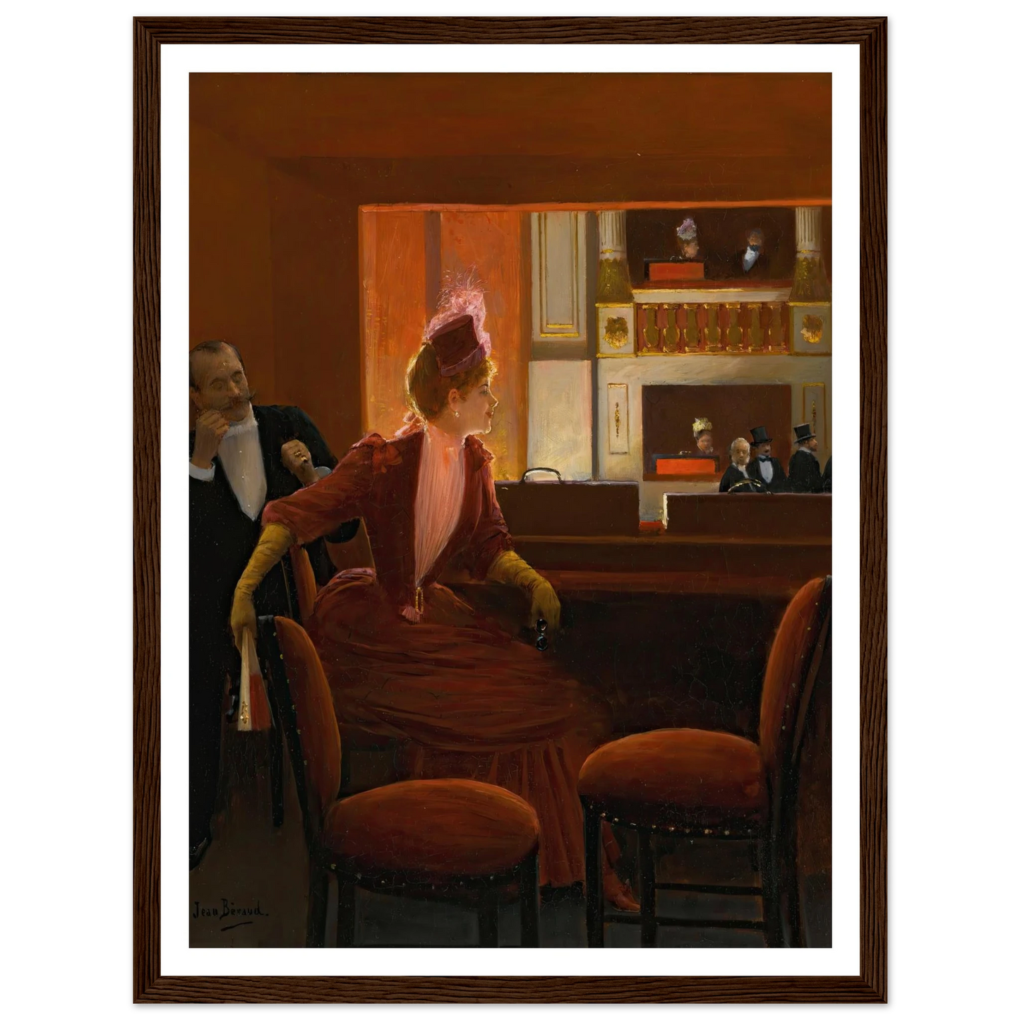La Loge Art Print | Jean Beraud-Quipham Collections