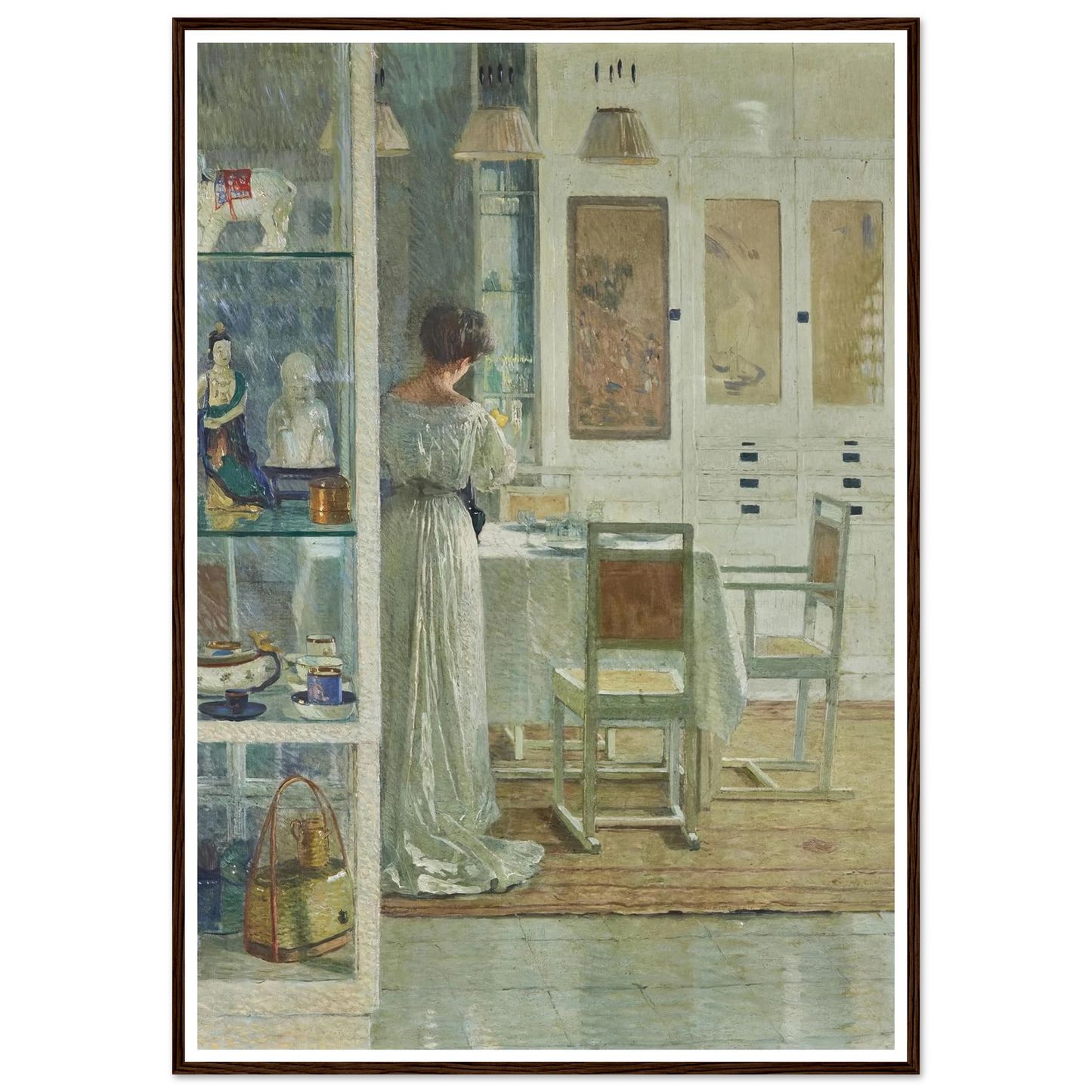 Weißes Interieur (White Interior) (1905) Art Print | Carl Moll-Quipham Collections