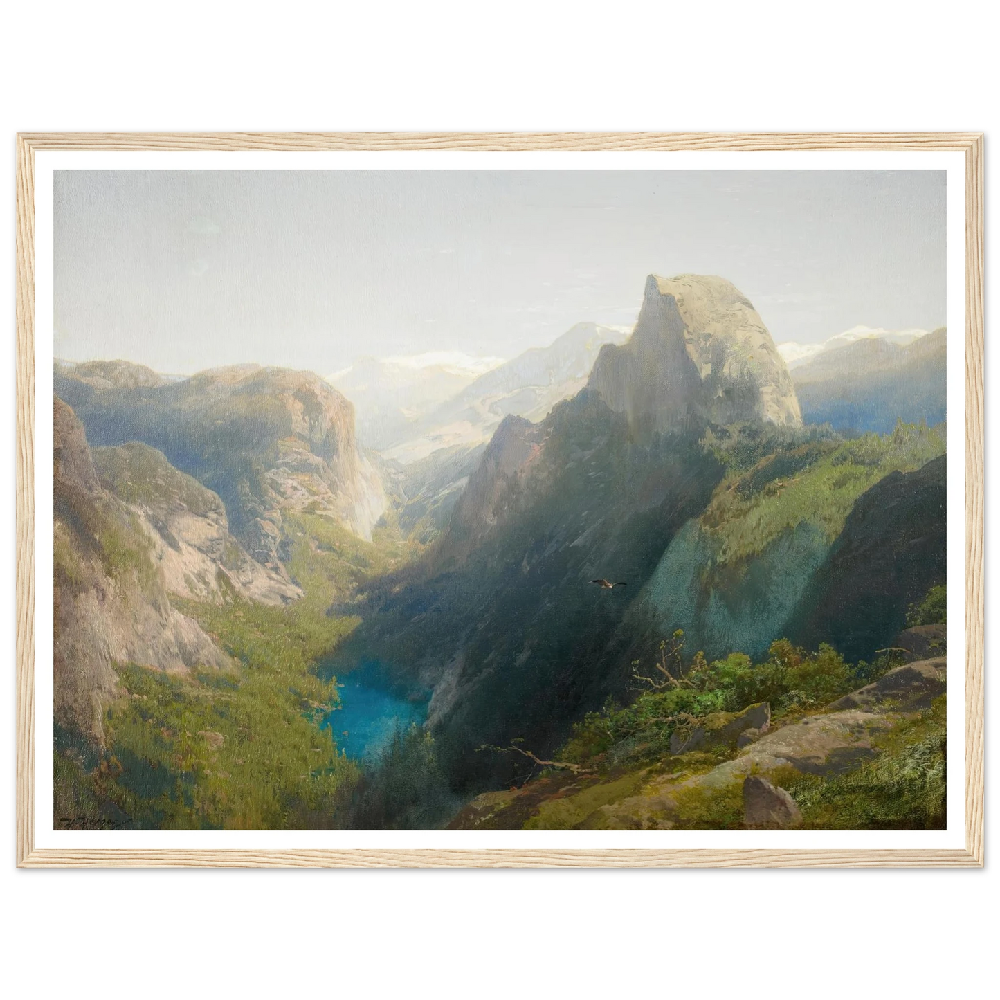 Mirror Lake, Yosemite (1874-1875) Art Print | Hermann Ottomar Herzog-Quipham Collections