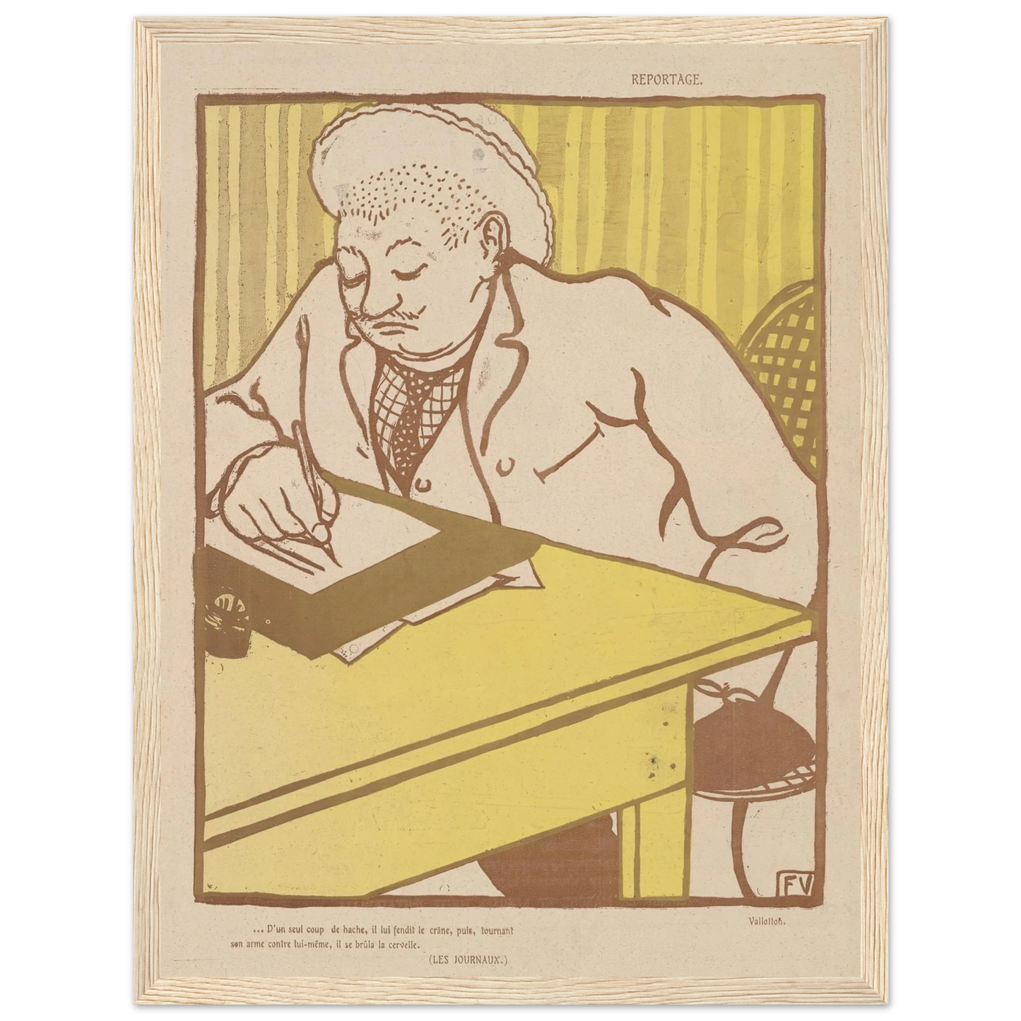 3 octobre 1903 Art Print | Felix Vallotton-Quipham Collections