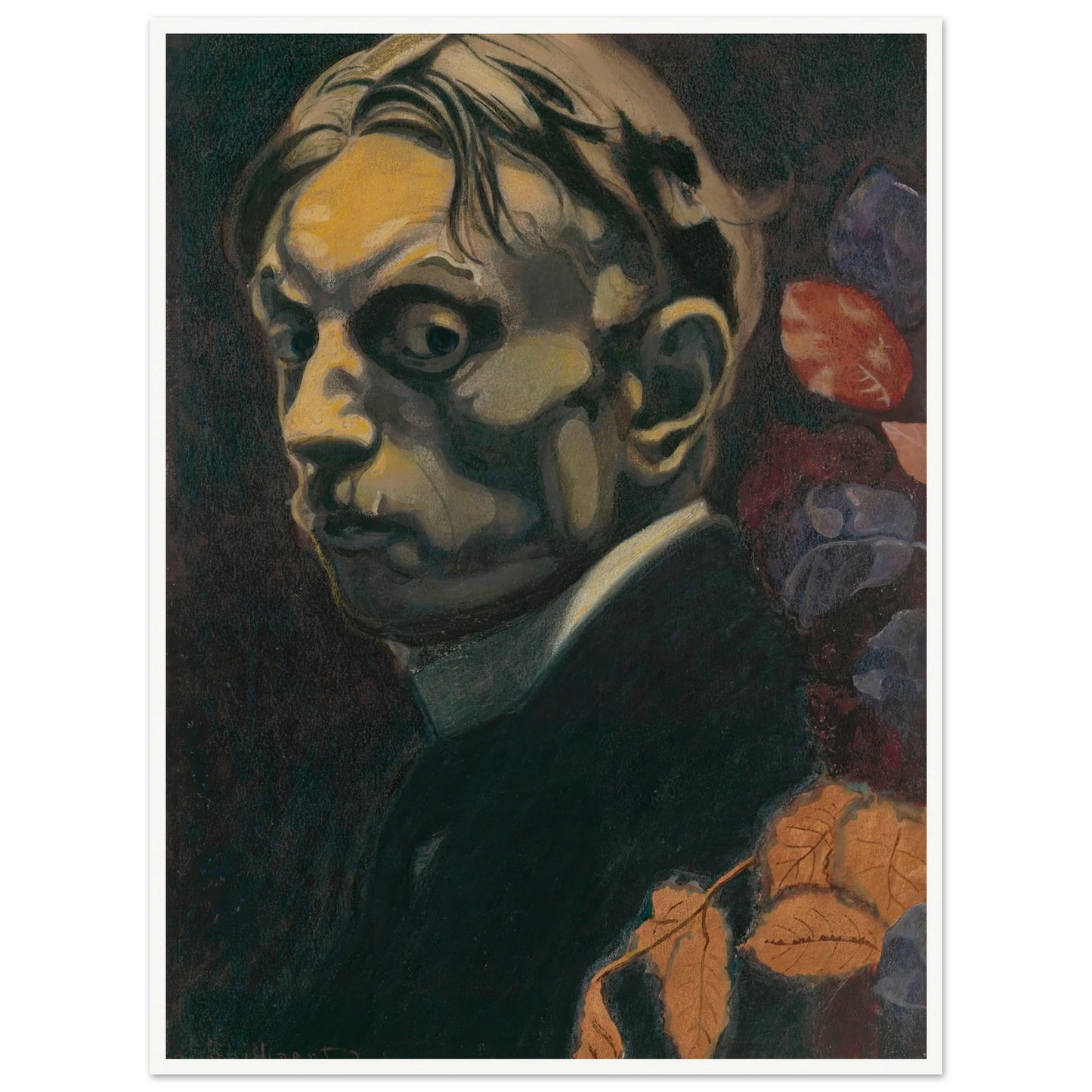 Self Portrait (1915) Art Print | Leon Spilliaert-Quipham Collections