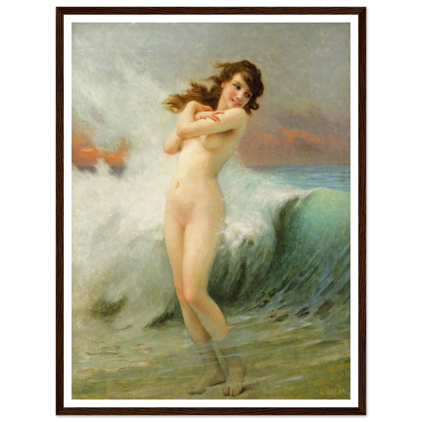 The Wave Art Print | Guillaume Seignac-Quipham Collections