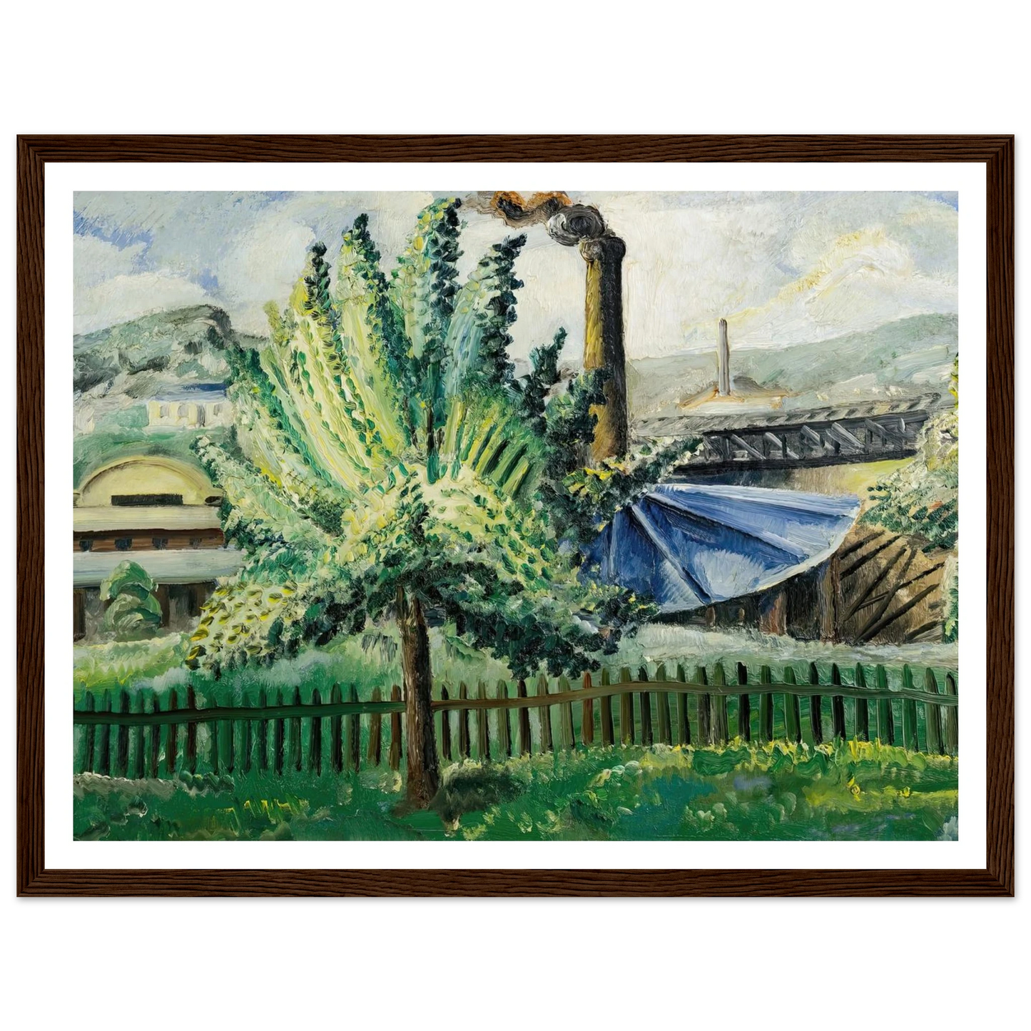 Güterbahnhof, Baumgarten vor Güterbahnhof (1927) Art Print | Paul Kleinschmidt-Quipham Collections