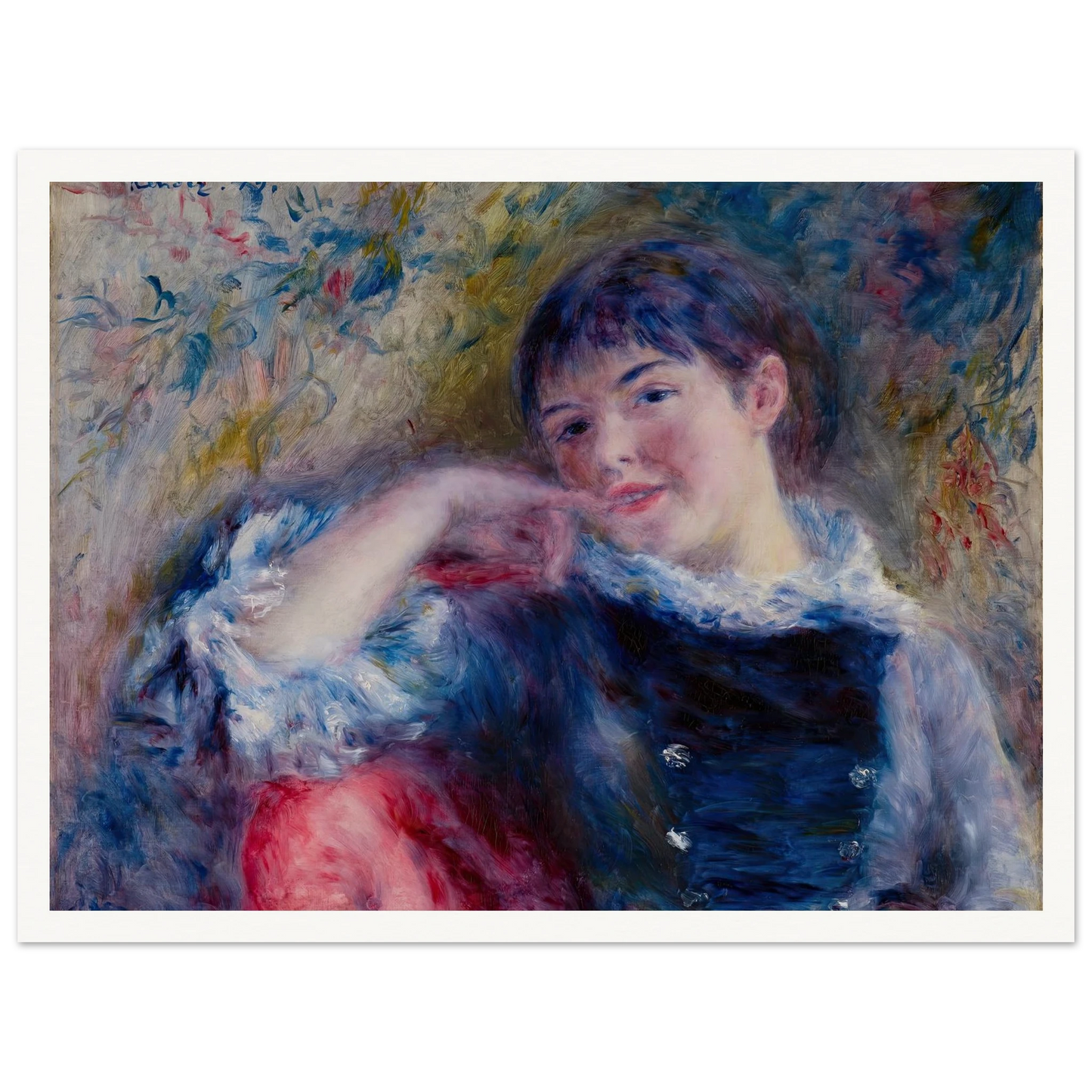 The Dreamer (1879) Art Print | Pierre Auguste Renoir-Quipham Collections