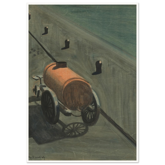 De waterkar (1909) Art Print | Leon Spilliaert-Quipham Collections