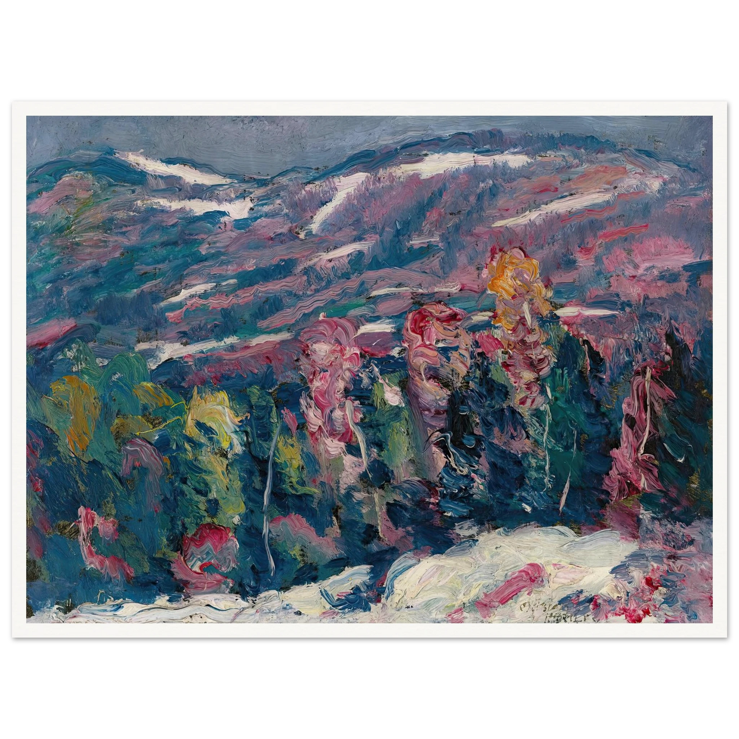 Song Of Winter Art Print | Marsden Hartley-Quipham Collections