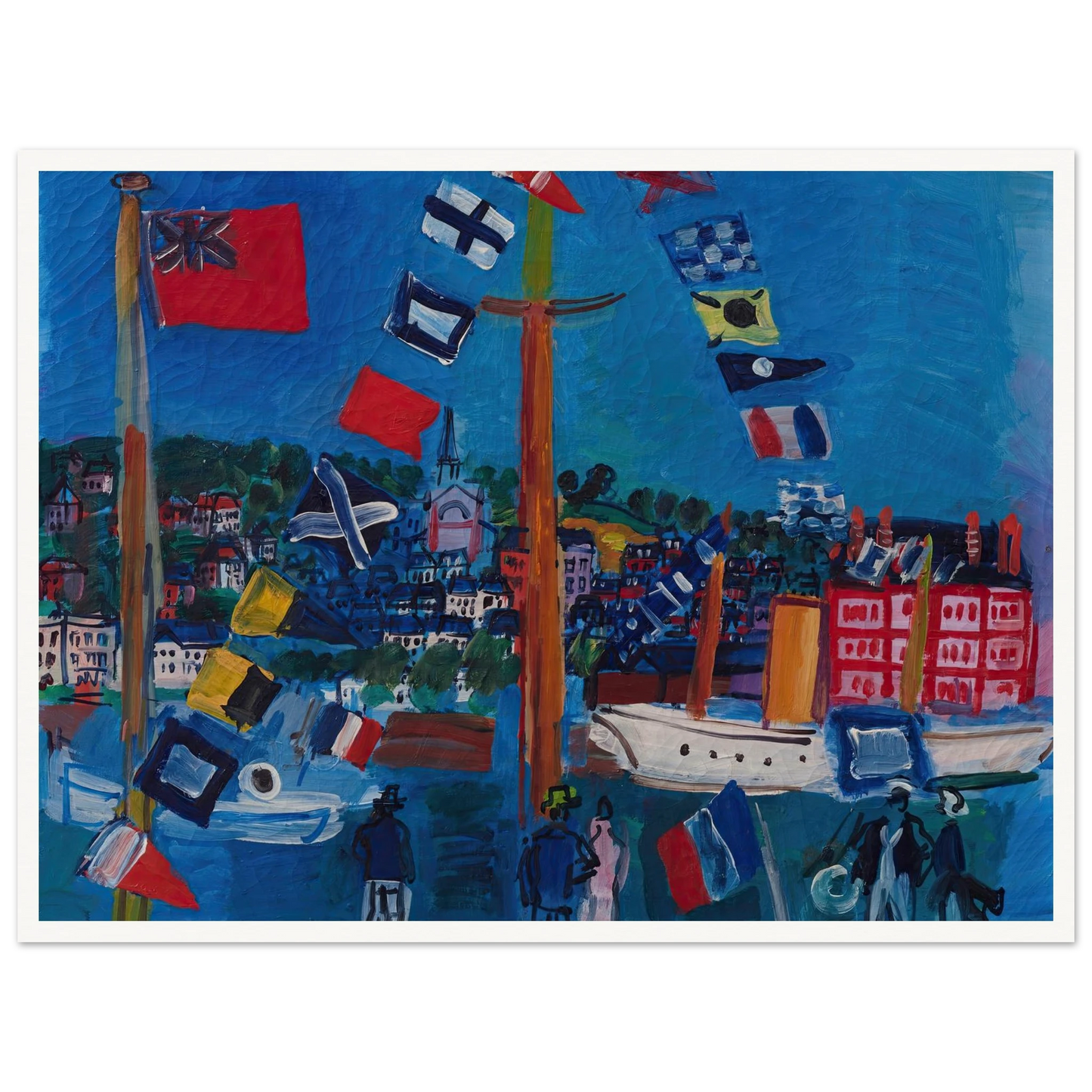 Le bassin à Deauville (1929) Art Print | Raoul Dufy-Quipham Collections