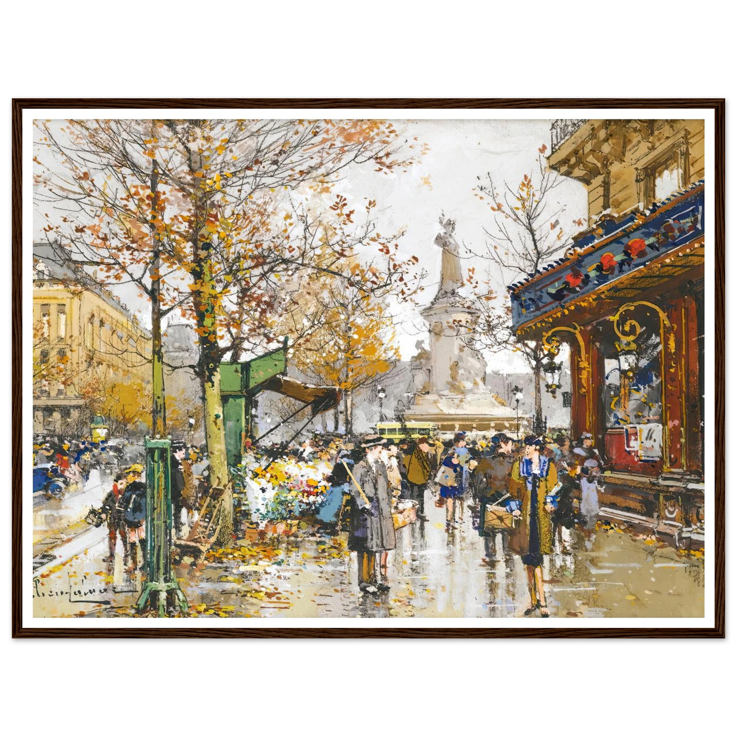 Place De La Republique Art Print | Eugene Galien Laloue-Quipham Collections