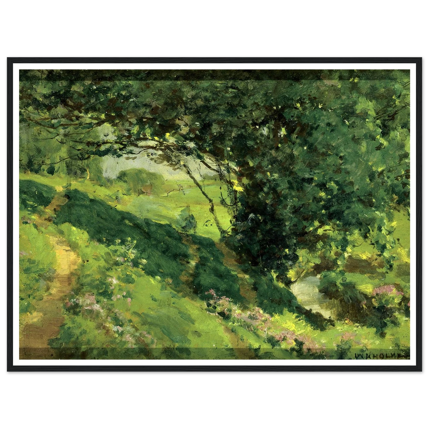Original Sketch Of ‘the Wanderlusters’ Rest’ (ca. 1915) Art Print | William Henry Holmes-Quipham Collections