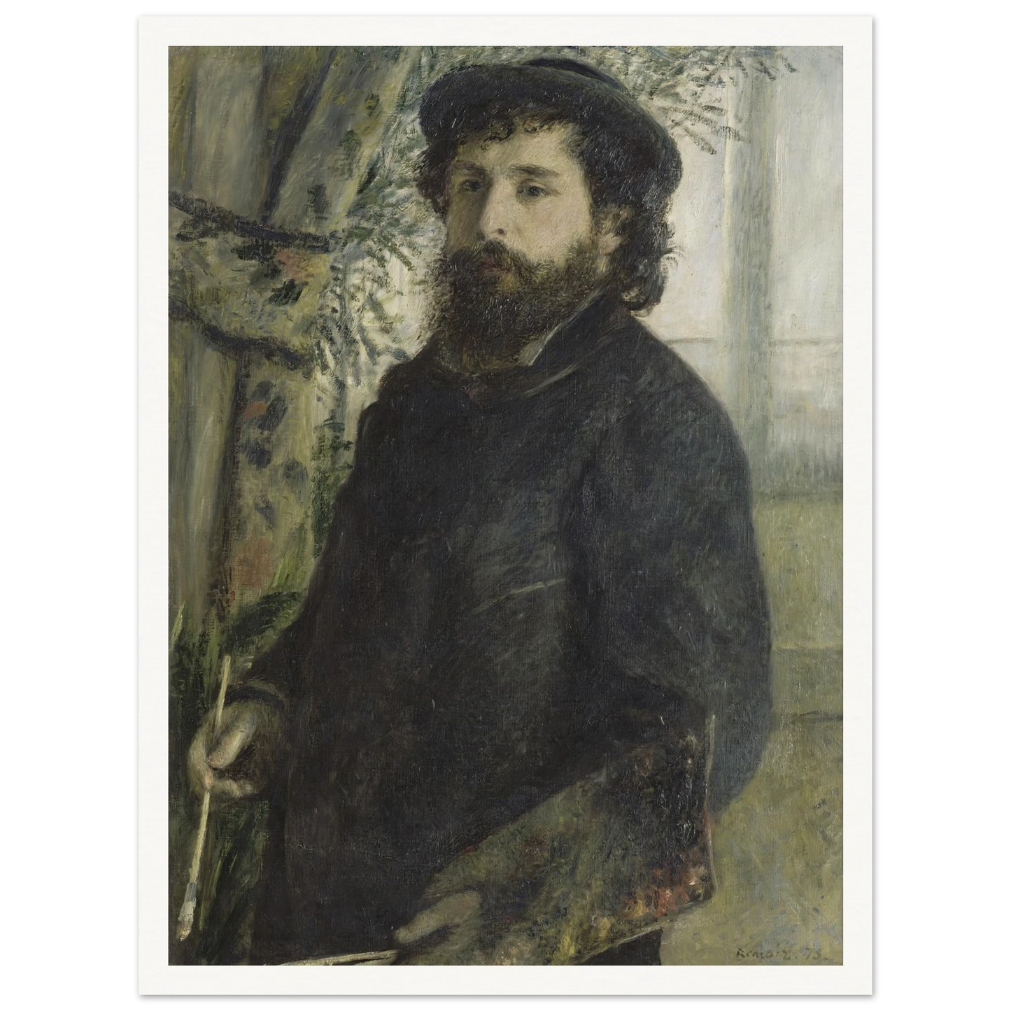 Claude Monet (1875) Art Print | Pierre Auguste Renoir-Quipham Collections