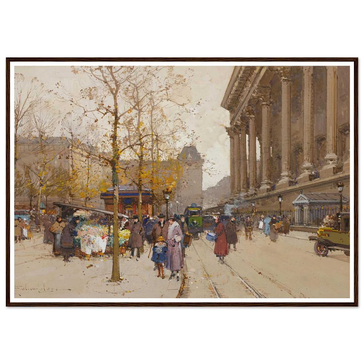 La Madeleine Art Print | Eugene Galien Laloue-Quipham Collections