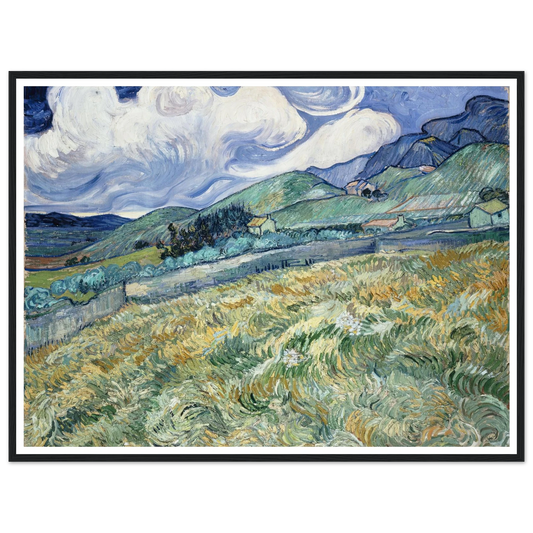 Landscape from Saint-Rémy (1889) Art Print | Vincent van Gogh-Quipham Collections