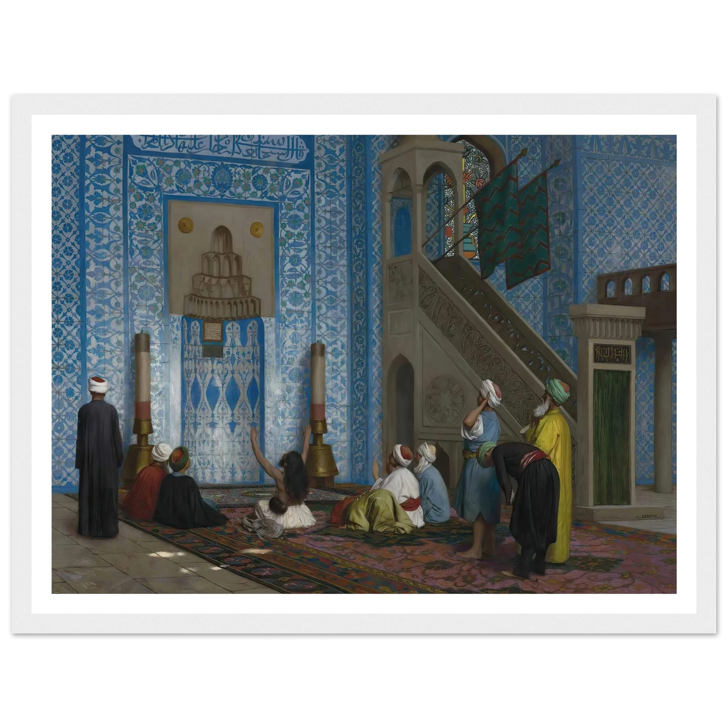 Rüstem Pasha Mosque, Istanbul Art Print | Jean Leon Gerome-Quipham Collections