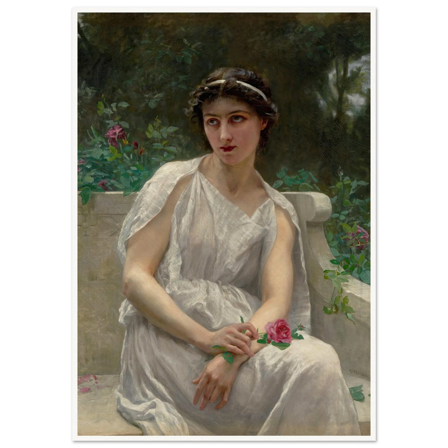 The Red Rose Art Print | Guillaume Seignac-Quipham Collections
