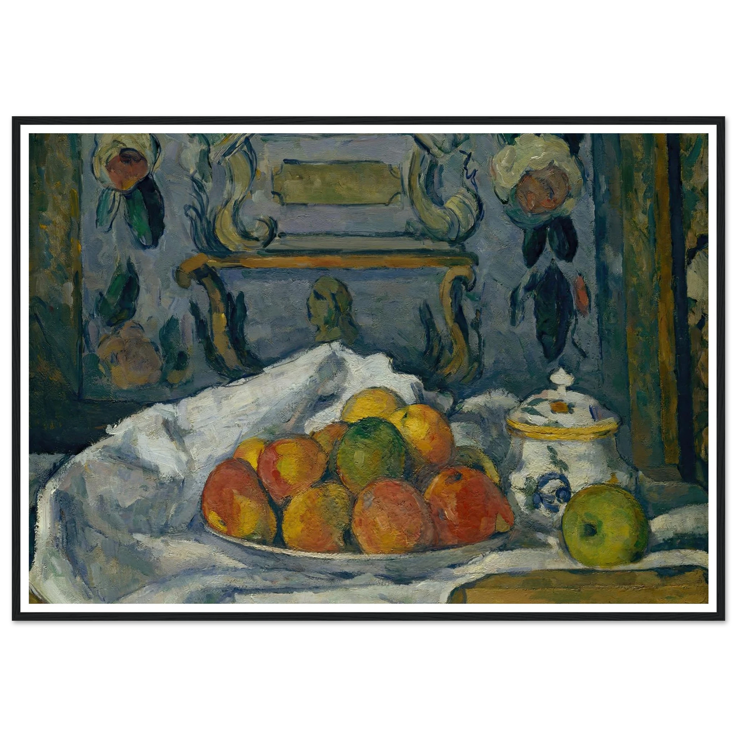 Dish of Apples (ca. 1876–77) Art Print | Paul Cezanne-Quipham Collections