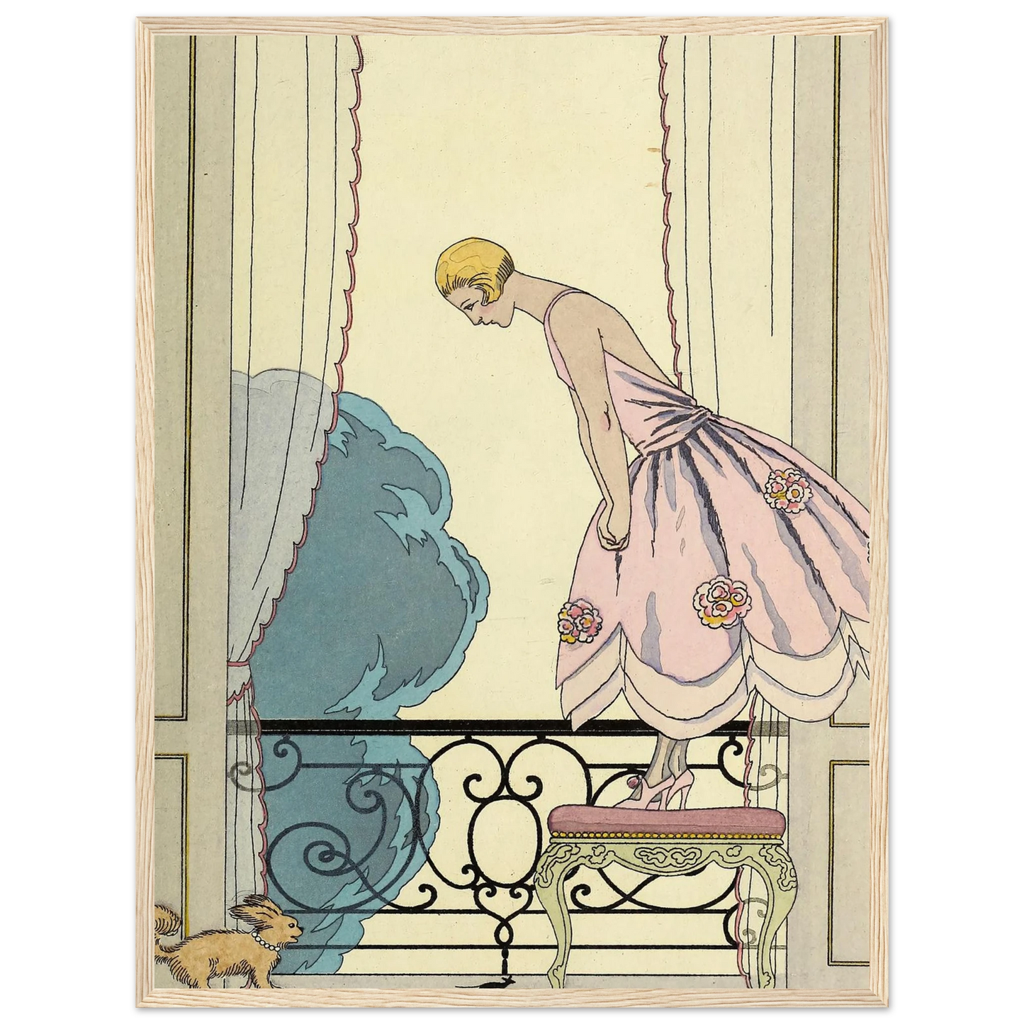 Falbalas et fanfreluches, La Souris (1925) Art Print | George Barbier-Quipham Collections