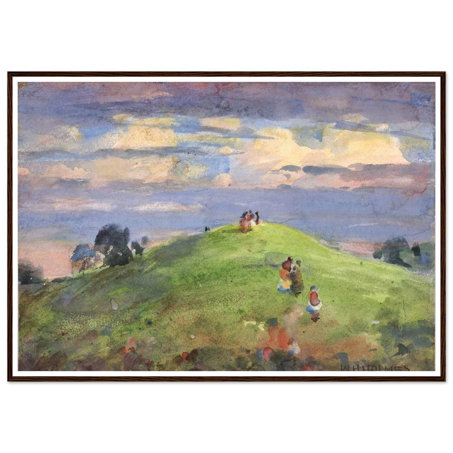 On The Sunset Hill, 1926 (1926) Art Print | William Henry Holmes-Quipham Collections