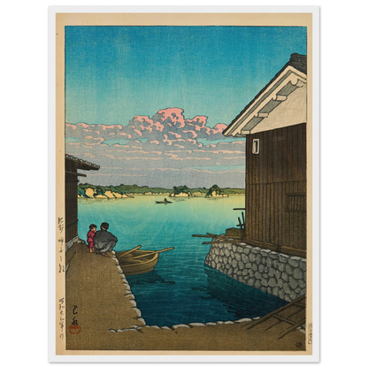 Hizen Yobuko no asa (Morning in Yobuko, Hizen) (1948) Art Print | Kawase Hasui-Quipham Collections