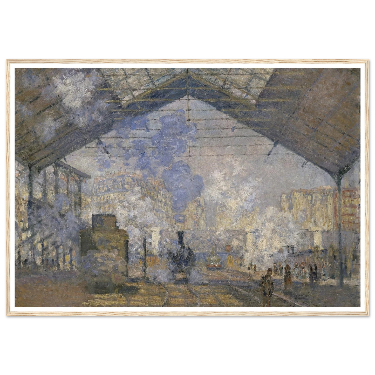 The Saint-Lazare Station (1877) Art Print | Claude Monet-Quipham Collections