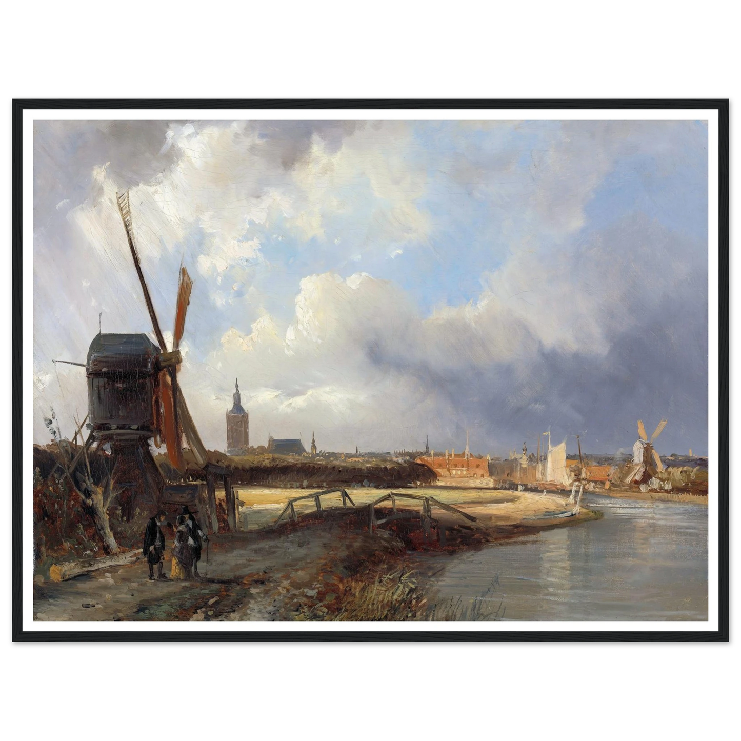 View of The Hague (c. 1850 - c. 1852) Art Print | Cornelis Springer-Quipham Collections