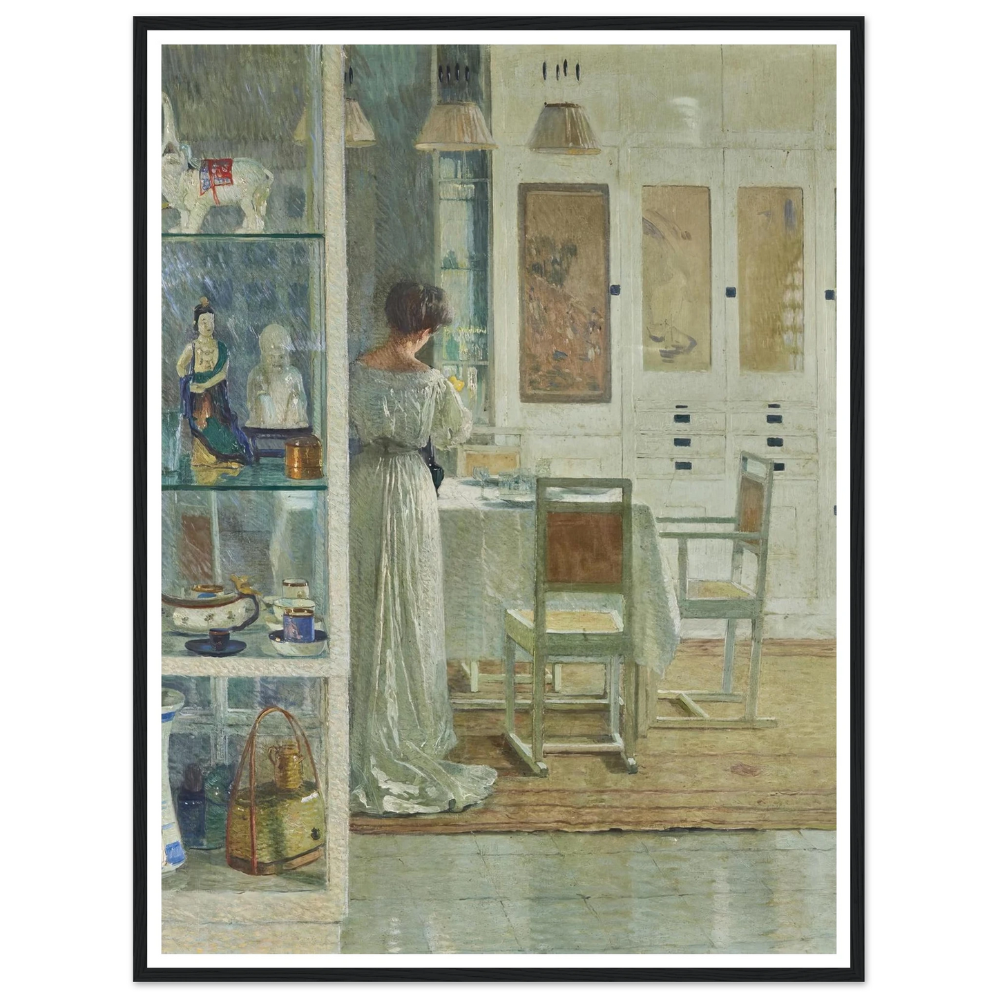Weißes Interieur (White Interior) (1905) Art Print | Carl Moll-Quipham Collections