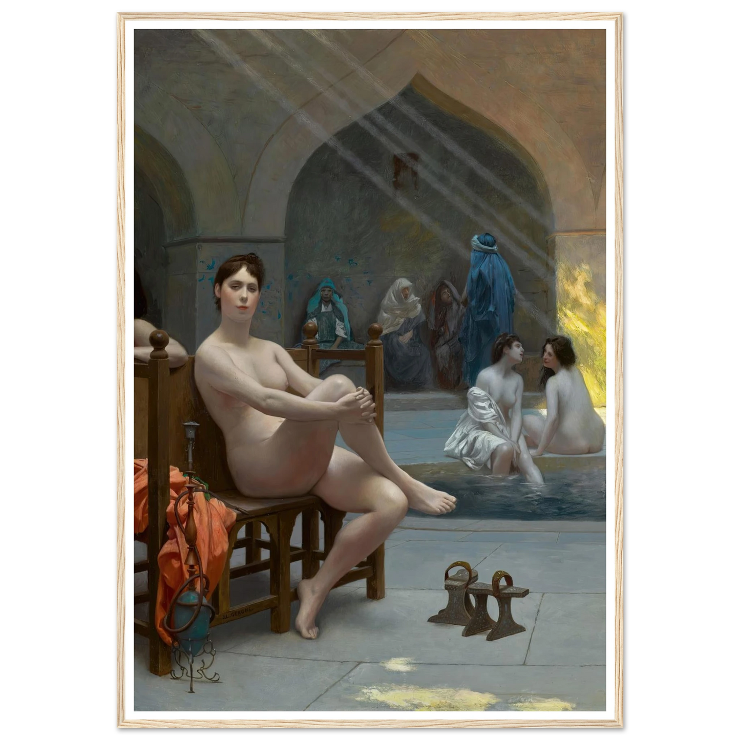 Le Bain des femmes Art Print | Jean Leon Gerome-Quipham Collections