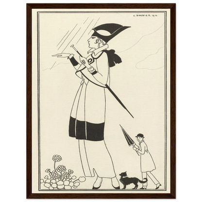 Tailleur de ratin (1914) Art Print | George Barbier-Quipham Collections