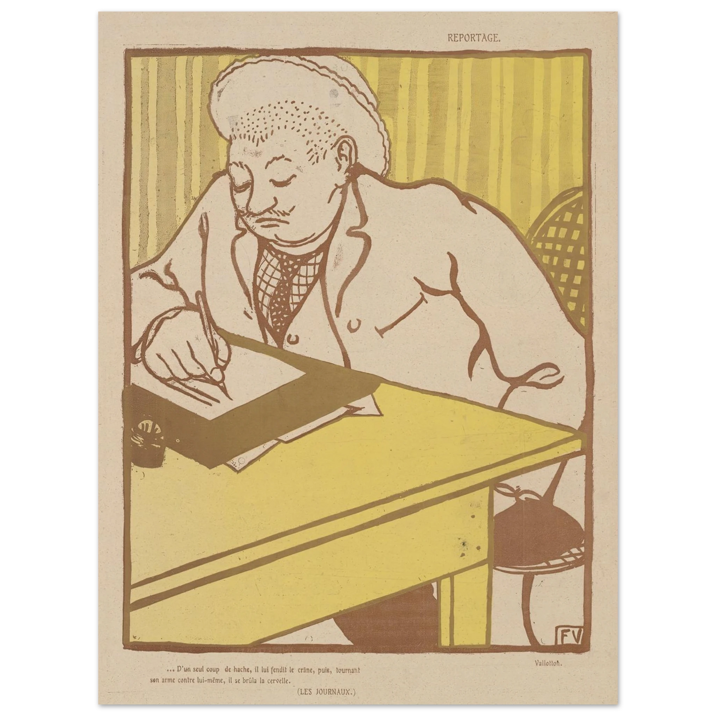 3 octobre 1903 Art Print | Felix Vallotton-Quipham Collections