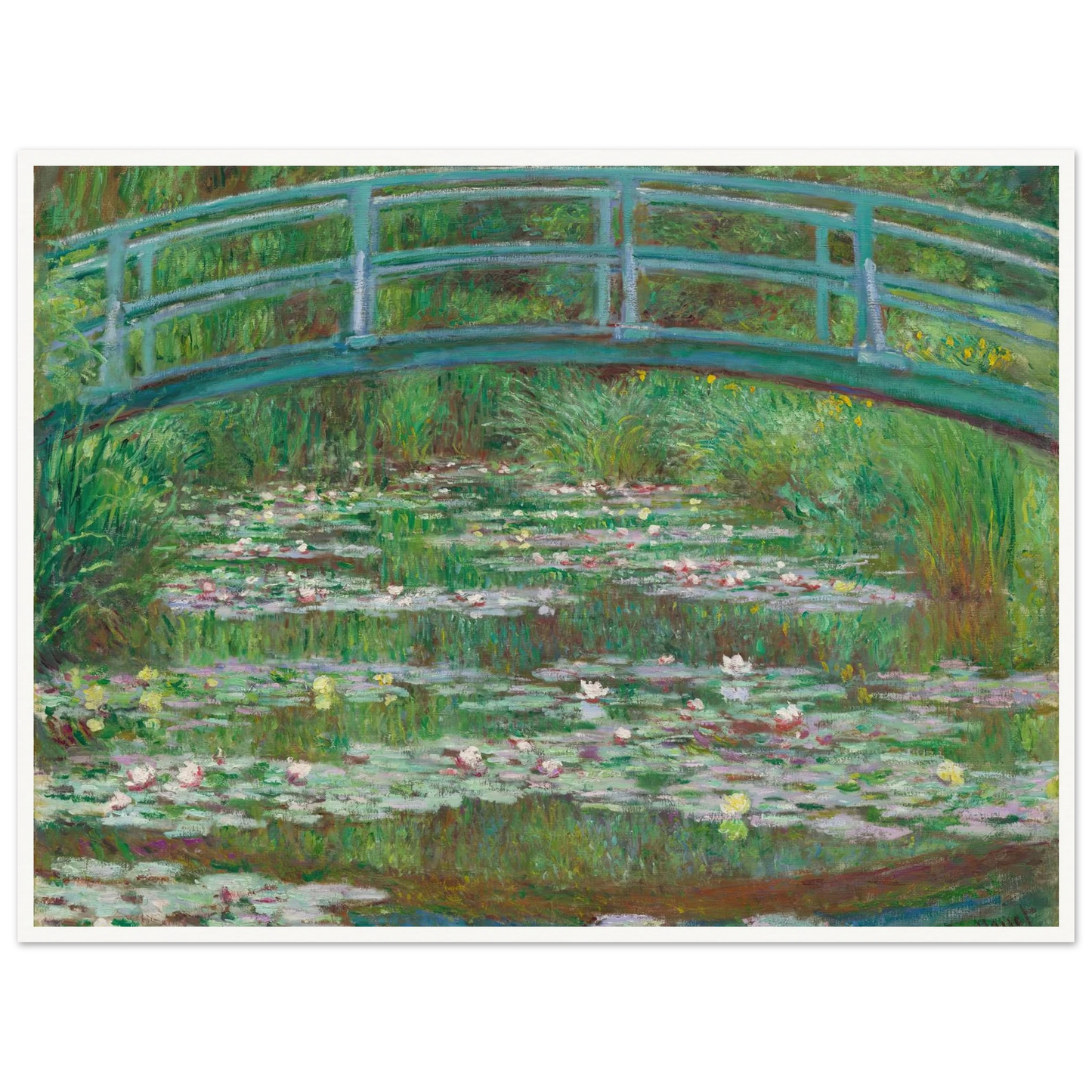 The Japanese Footbridge (1899) Art Print | Claude Monet-Quipham Collections