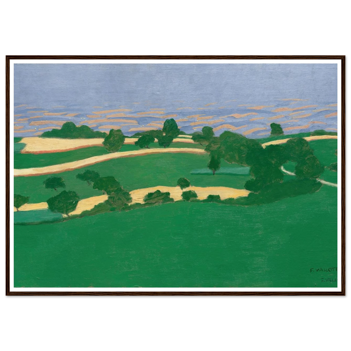 Corn Fields (1900) Art Print | Felix Vallotton-Quipham Collections