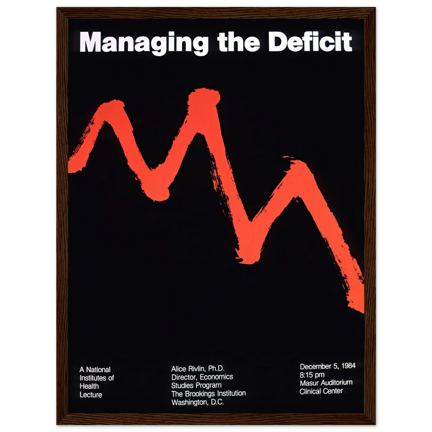 Managing the deficit (1984) Art Print | National Institutes of Health-Quipham Collections