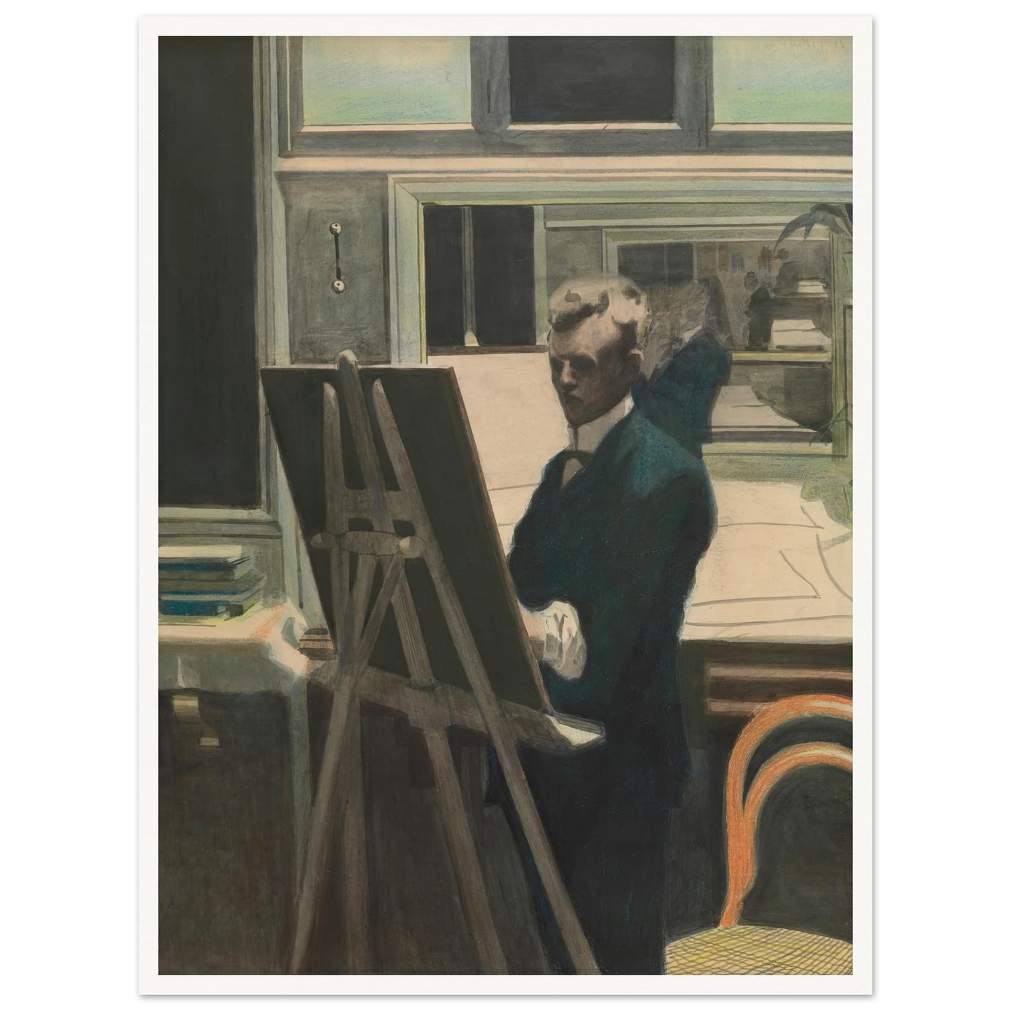 Self Portrait Art Print | Leon Spilliaert-Quipham Collections