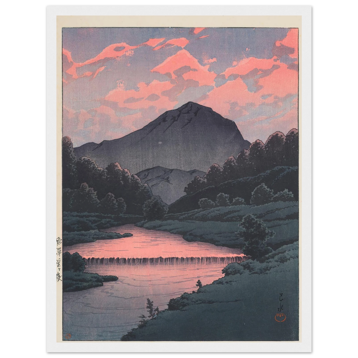 Hida Kamagadake (Mount Kamaga, Hida) (1933) Art Print | Kawase Hasui-Quipham Collections